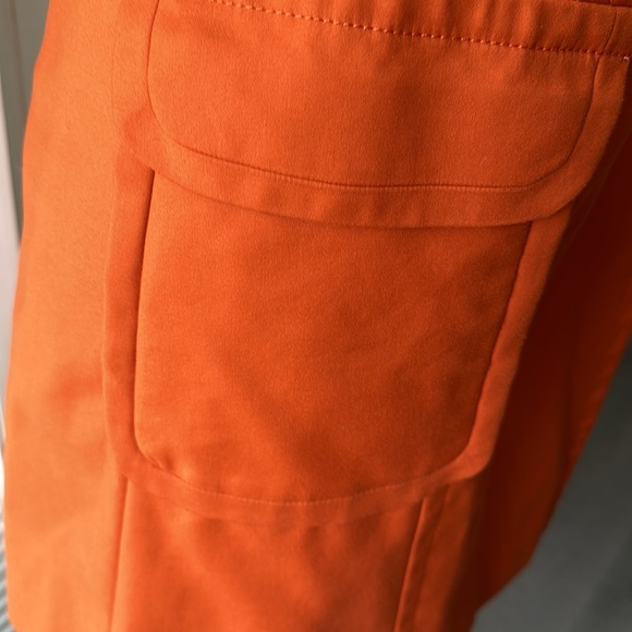 HALLHUBER Burnt Orange mid-length trench * Euro size 34 US XS - Picture 5 of 9